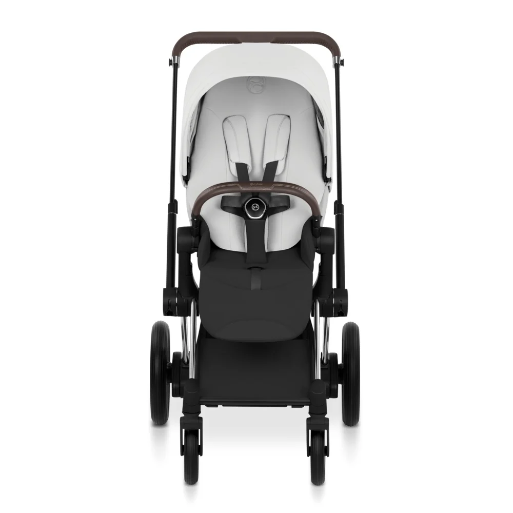 Cybex  e-Priam Style Chrome Brown/Off White - Image 2