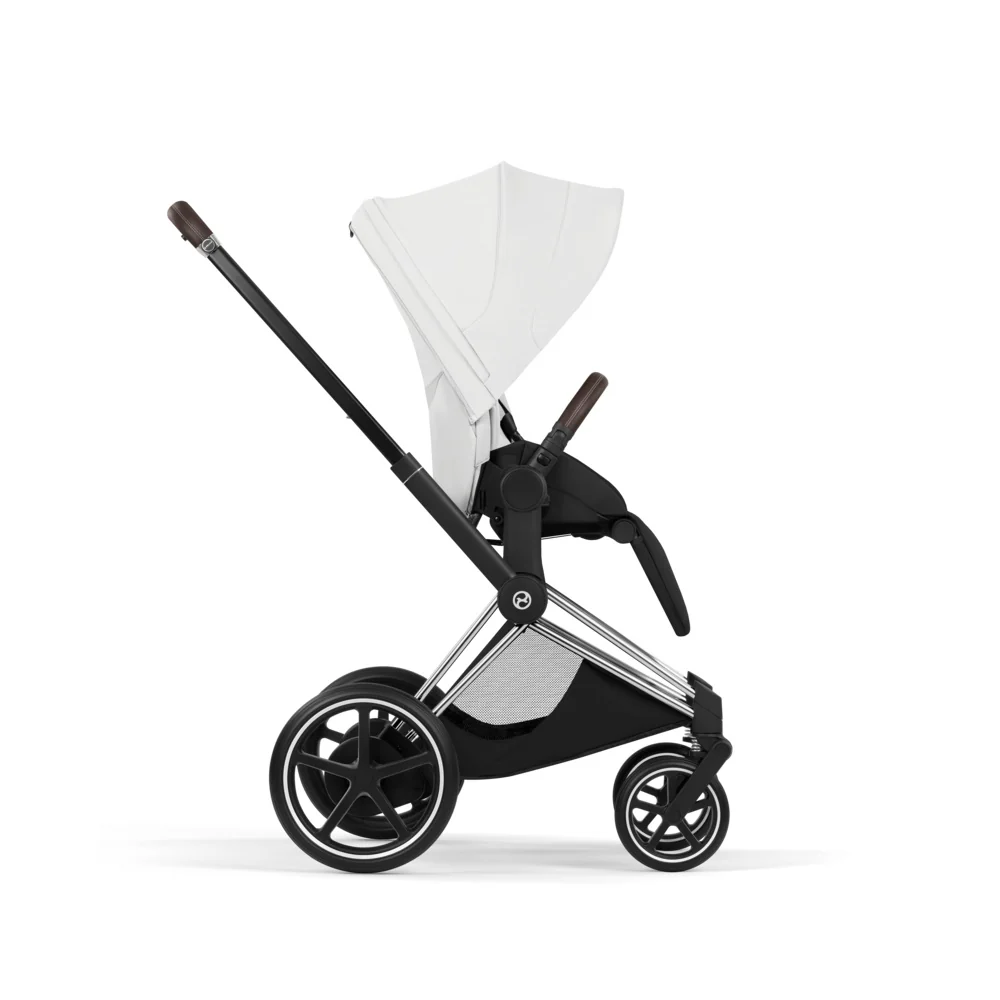 Cybex  e-Priam Style Chrome Brown/Off White - Image 4