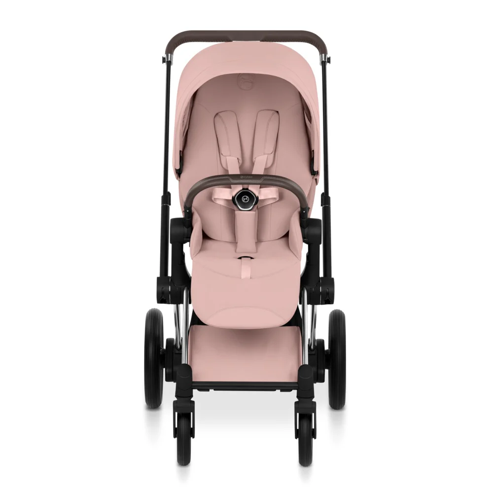 Cybex  e-Priam Style Chrome Brown/Peach Pink - Image 2