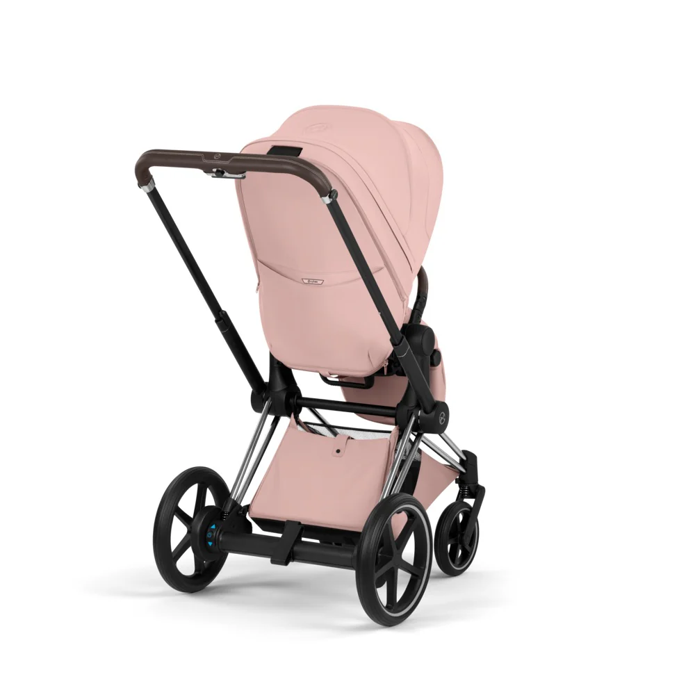 Cybex  e-Priam Style Chrome Brown/Peach Pink - Image 3