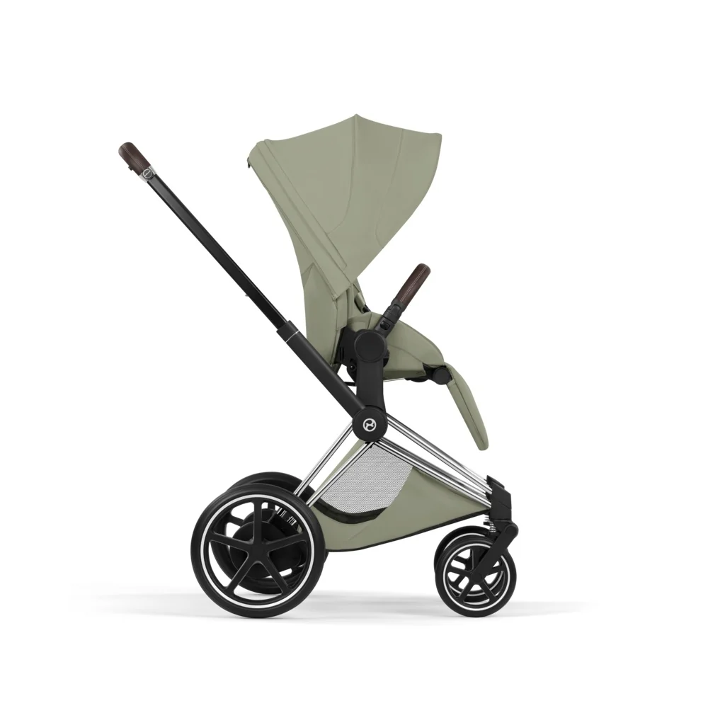 Cybex  e-Priam Style Chrome Brown/Sage Green - Image 4