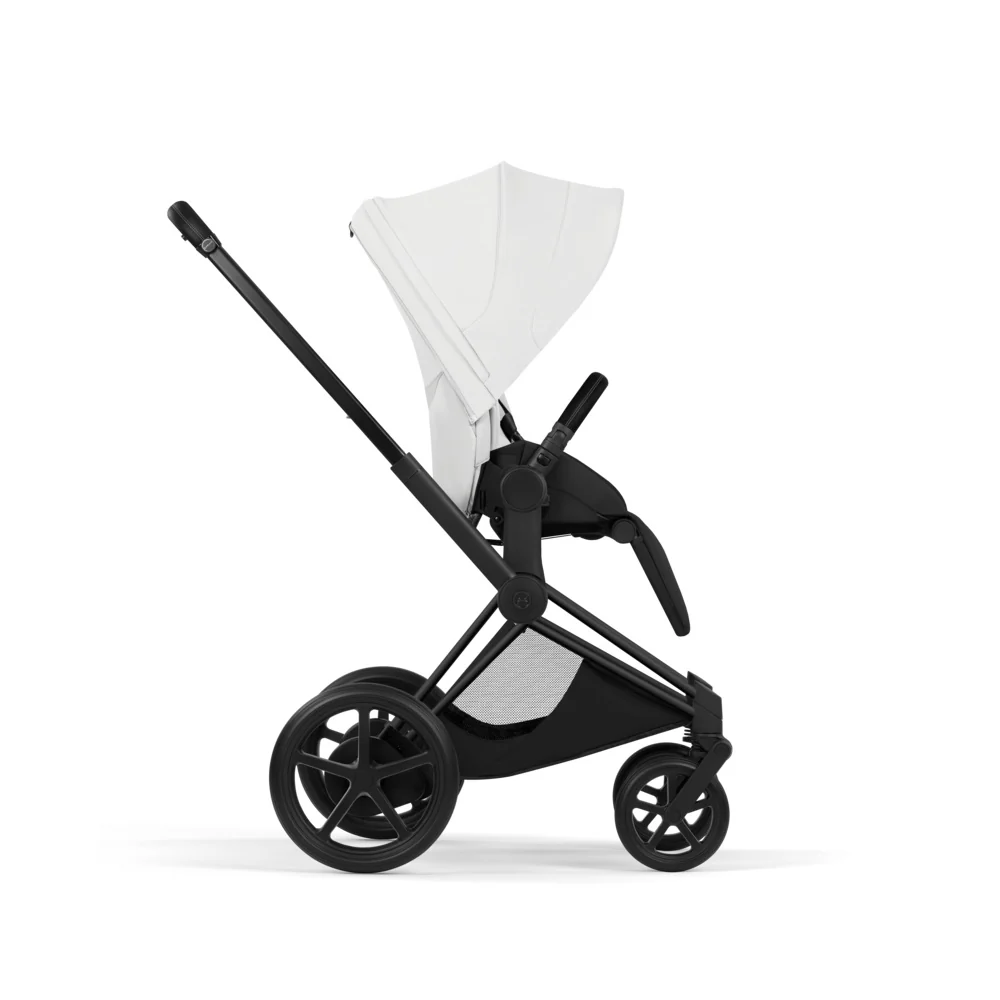 Cybex  e-Priam Style Matt Black/Off White - Image 4