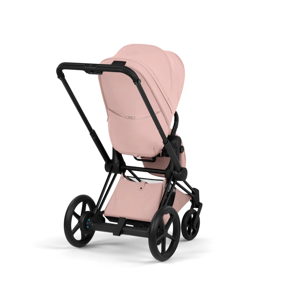 Cybex  e-Priam Style Matt Black/Peach Pink - Image 3