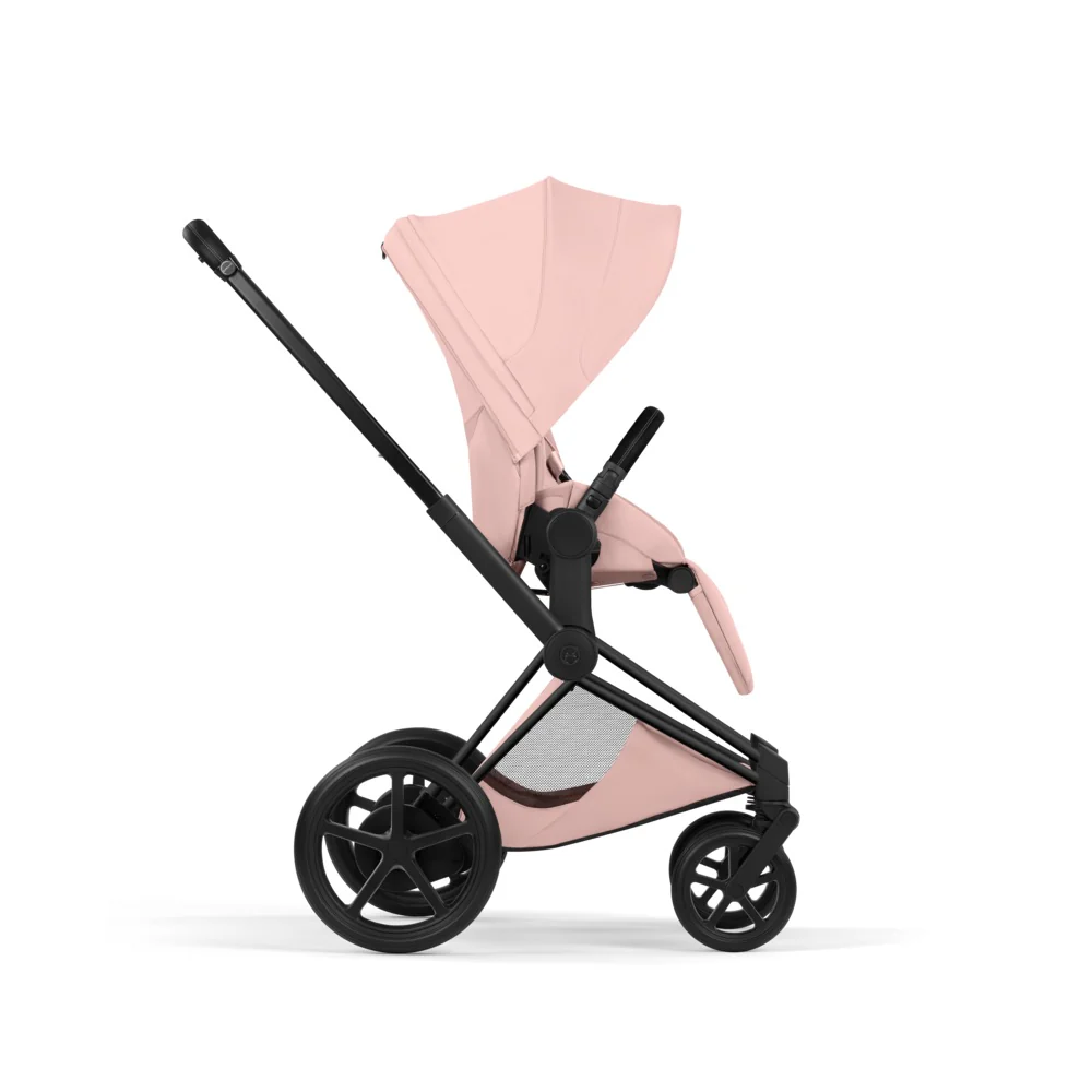 Cybex  e-Priam Style Matt Black/Peach Pink - Image 4