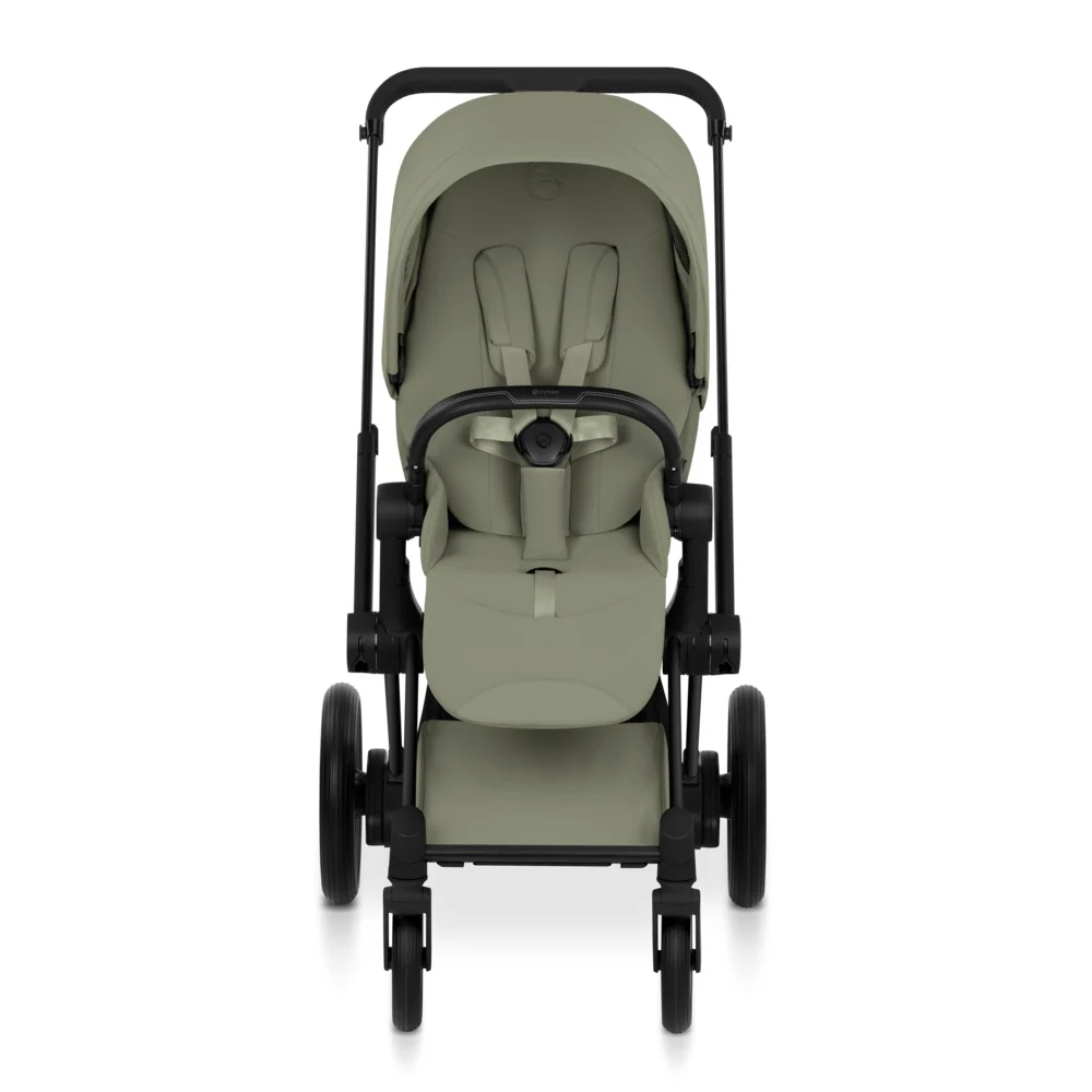 Cybex  e-Priam Style Matt Black/Sage Green - Image 2