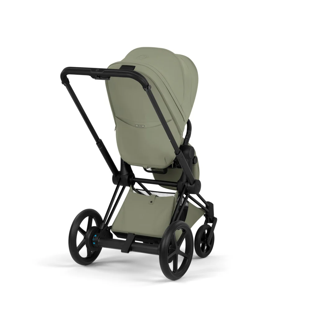 Cybex  e-Priam Style Matt Black/Sage Green - Image 3