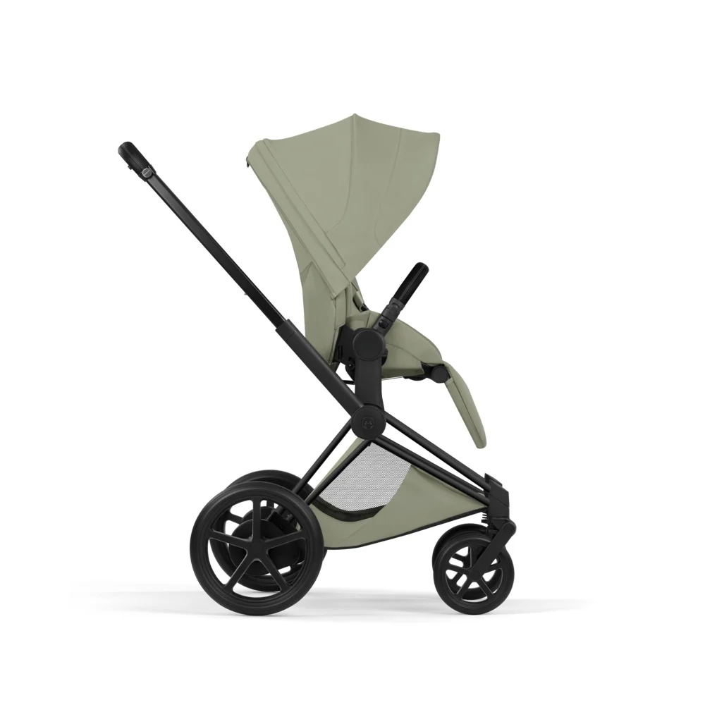 Cybex  e-Priam Style Matt Black/Sage Green - Image 4