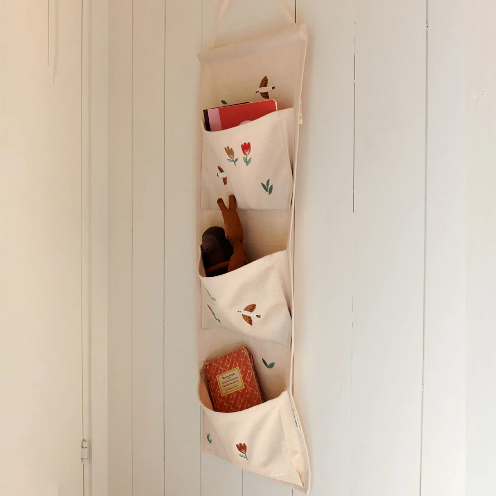 Dear April Canvas Hängerorganizer mit 3 Taschen 'Pippa' Songbirds - Image 2
