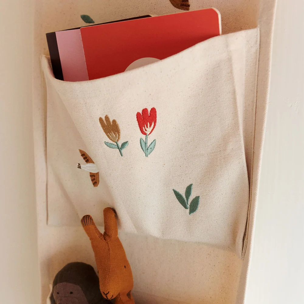 Dear April Canvas Hängerorganizer mit 3 Taschen 'Pippa' Songbirds - Image 3