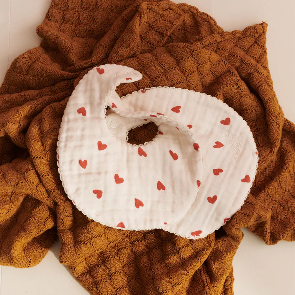 Dear April Musselin Lätzchen 2er-Set 'Koa' Little Love - Image 2