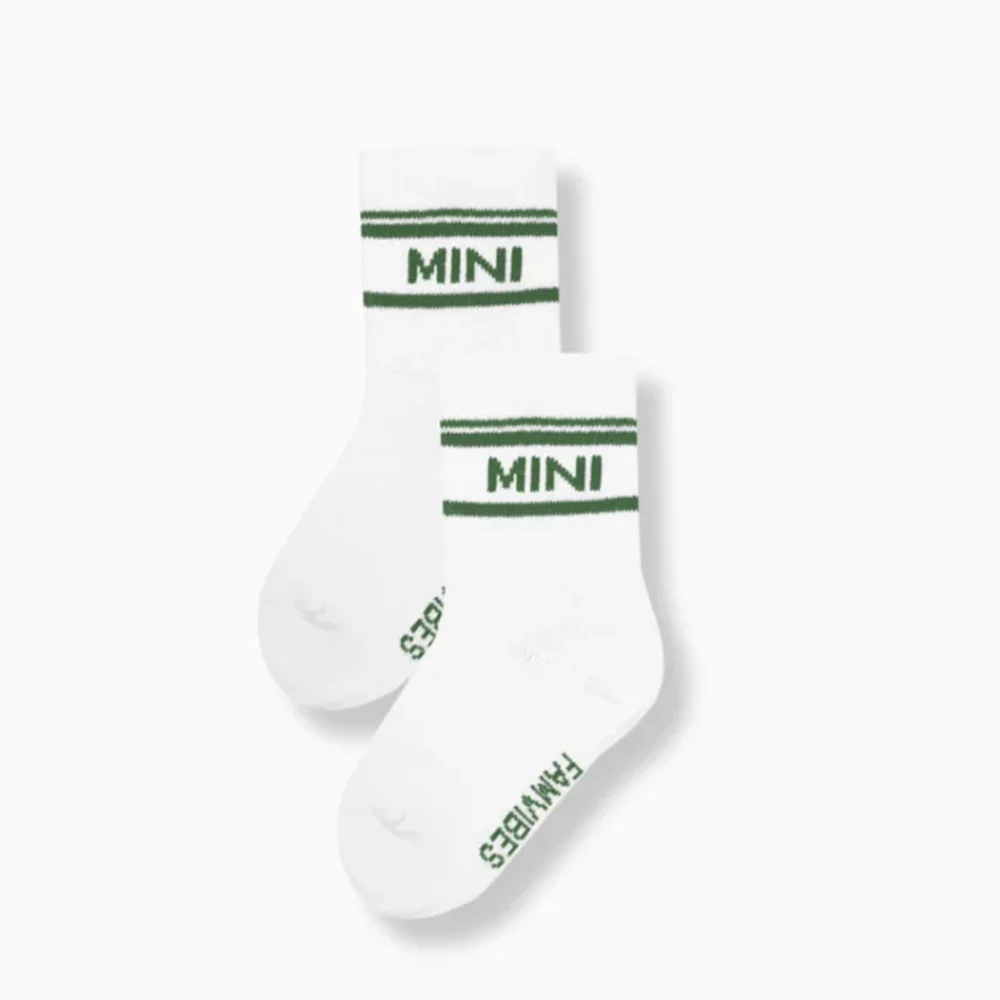 Famvibes Kinder Socken Mini Weiss/Grün - Image 4