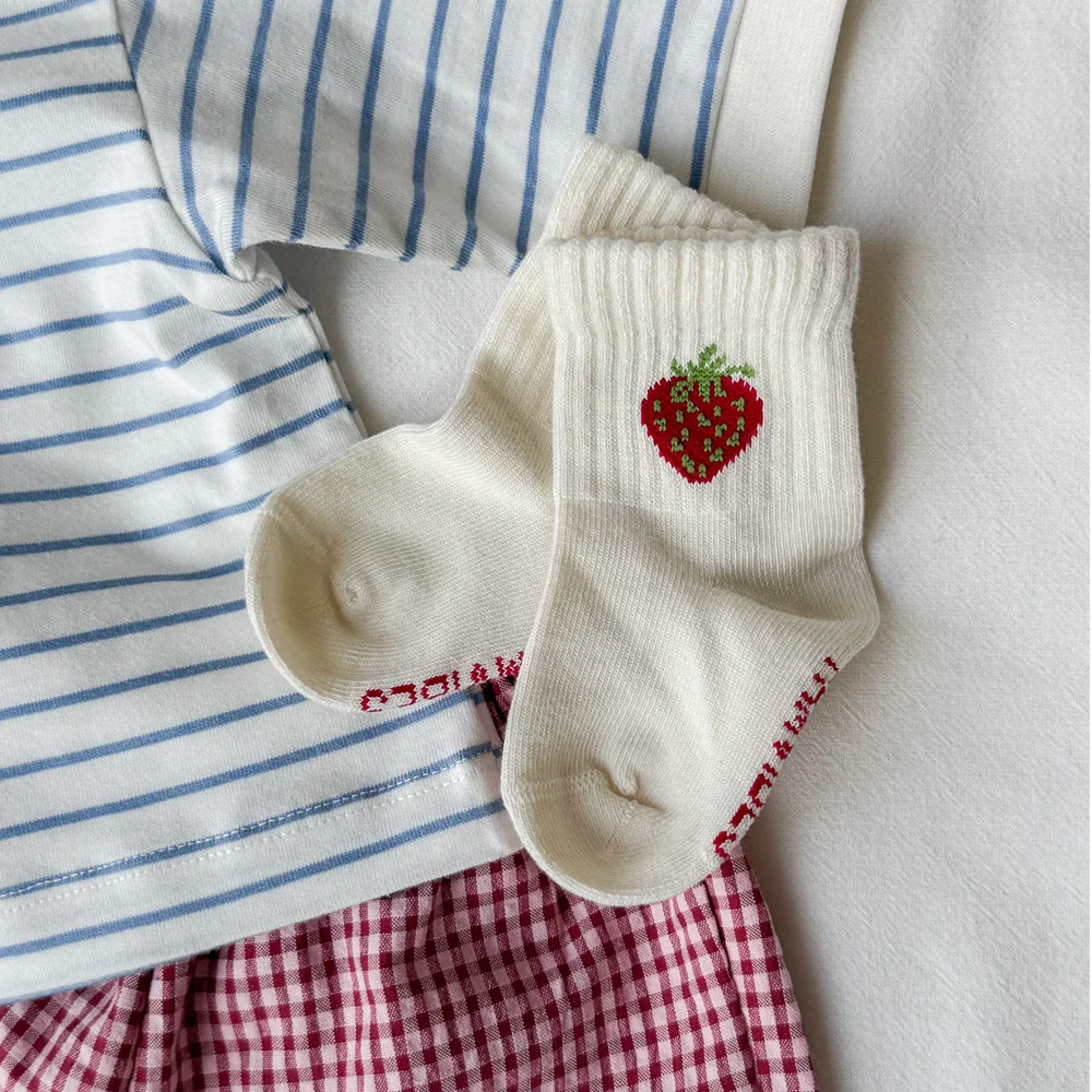 Famvibes Socken für Babys Strawberry Milk - Image 2