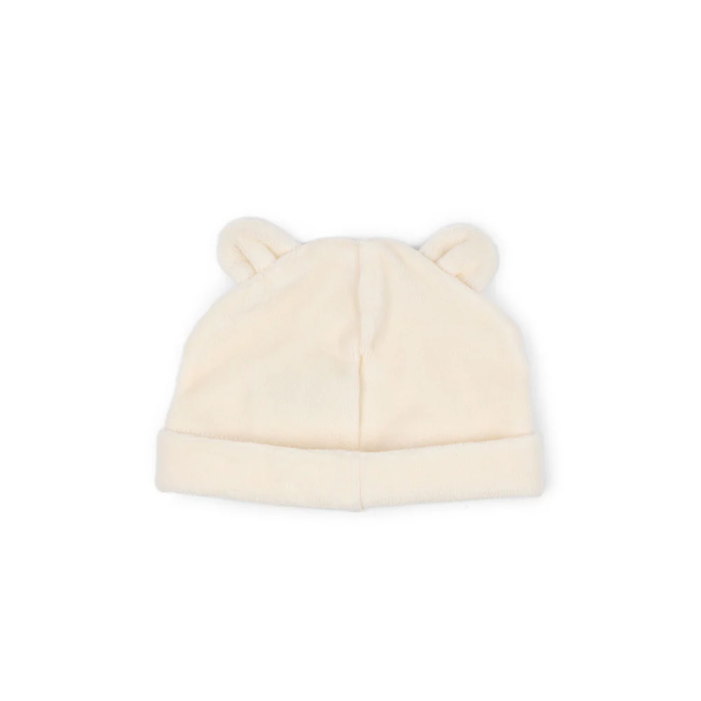 Fanga Fontana Baby Beanie 'Elu' Antique White - Image 3