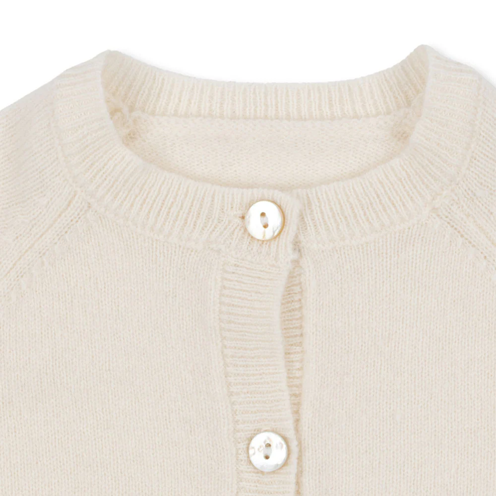 Fanga Fontana Baby Cardigan 'Savora' Antique White - Image 2