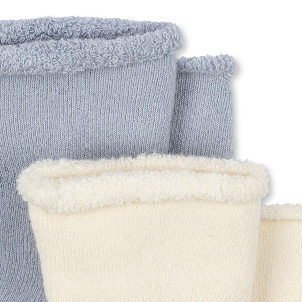 Fanga Fontana Baby Socken  'Vicino' Gray Dawn - Image 2