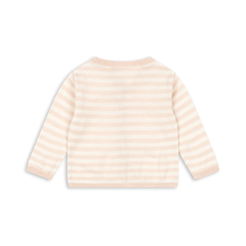 Fanga Fontana Baby Strick-Cardigan 'Venti' Cameo Rose - Image 3