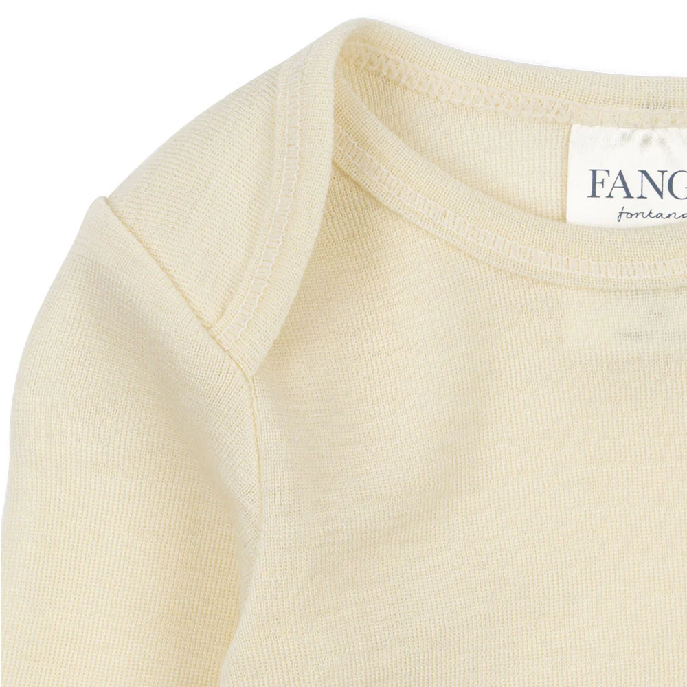 Fanga Fontana Body aus Merinowolle 'Erba' Beige Melange - Image 3