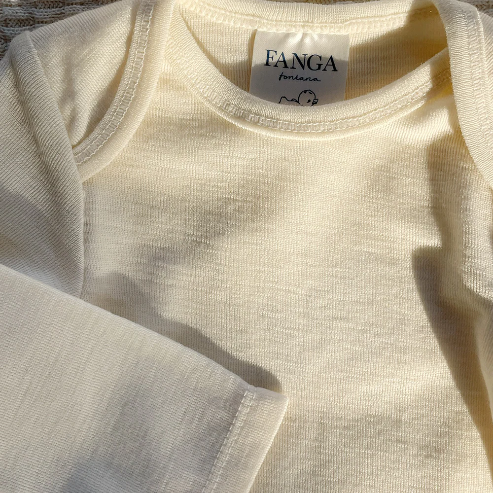 Fanga Fontana Body aus Merinowolle 'Erba' Beige Melange - Image 4
