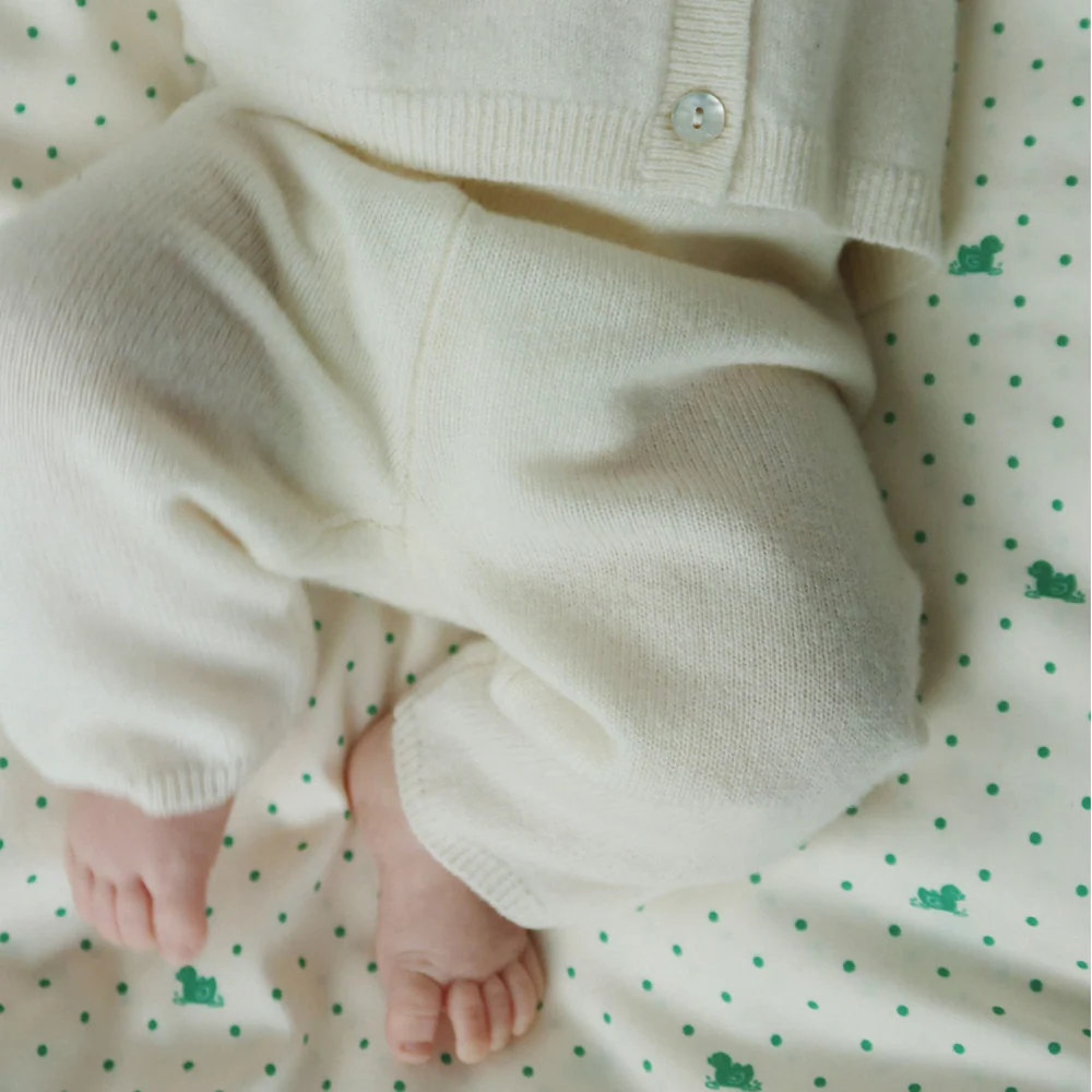 Fanga Fontana Leggings aus Wolle 'Savora' Antique White - Image 2