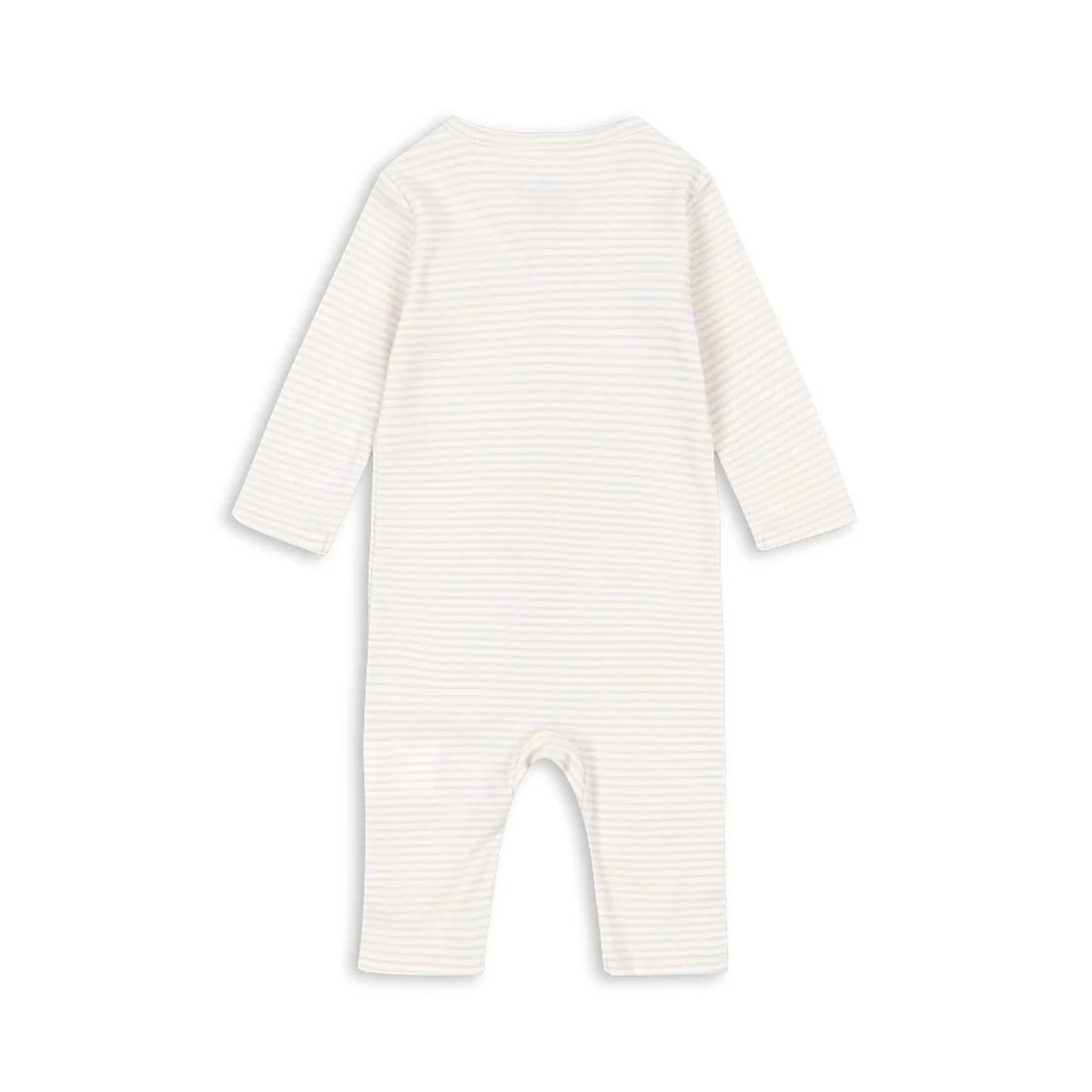 Fanga Fontana Strampler Schlafanzug 'Fio' Tea Stripe Grey Dawn - Image 3