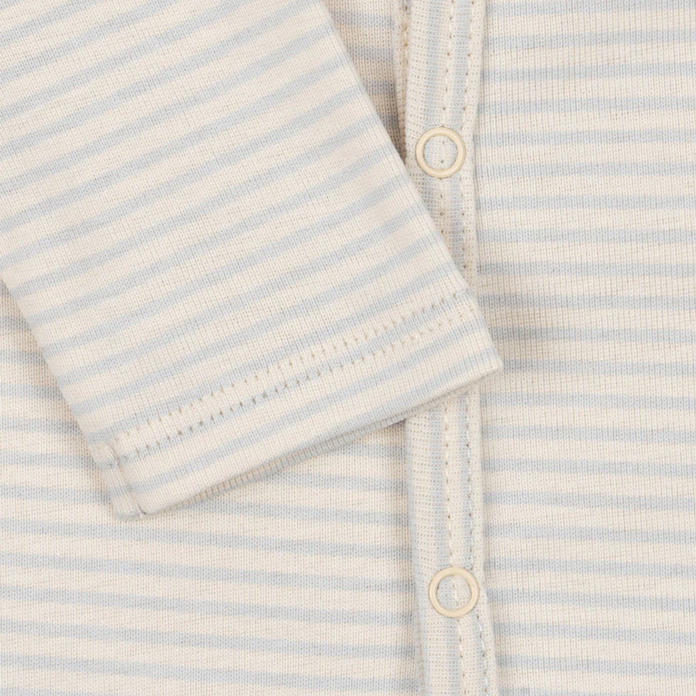 Fanga Fontana Strampler Schlafanzug 'Fio' Tea Stripe Grey Dawn - Image 4