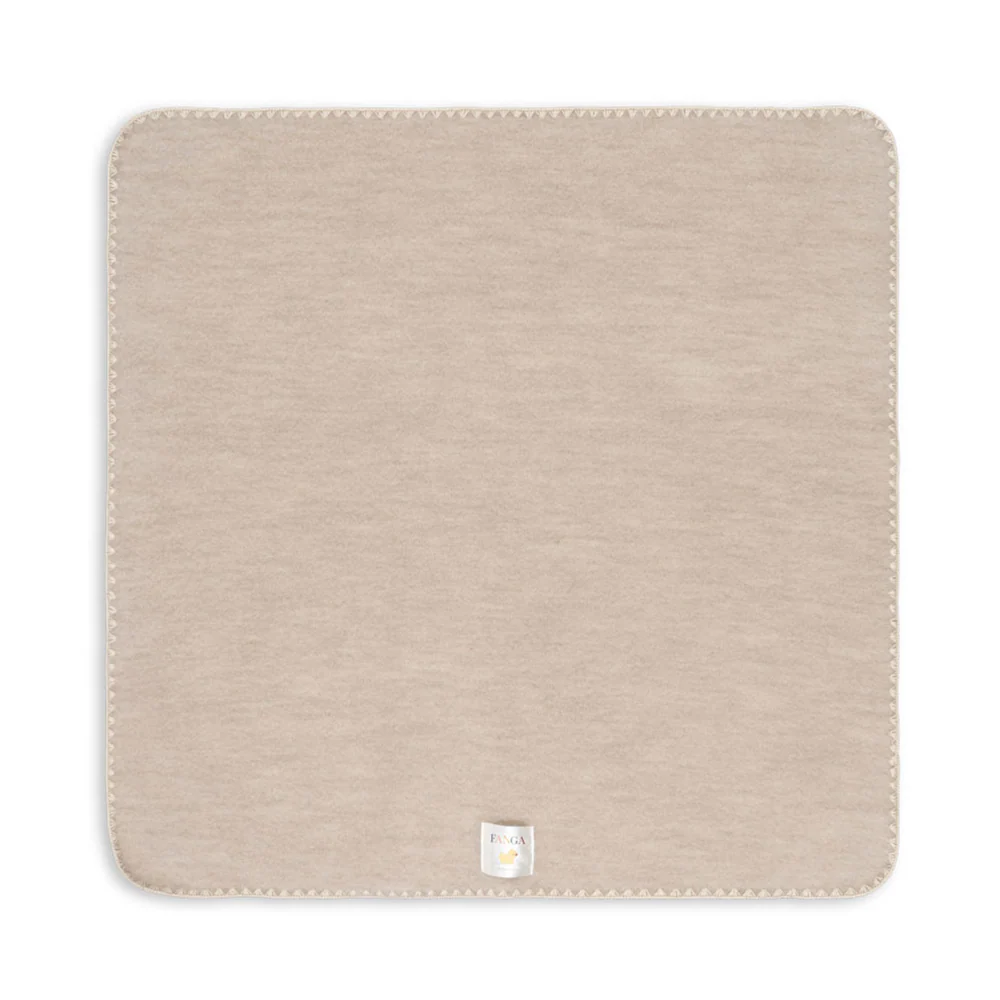 Fanga Fontana Wollfleece Babydecke 'Erba' Oatmeal Melange - Image 6
