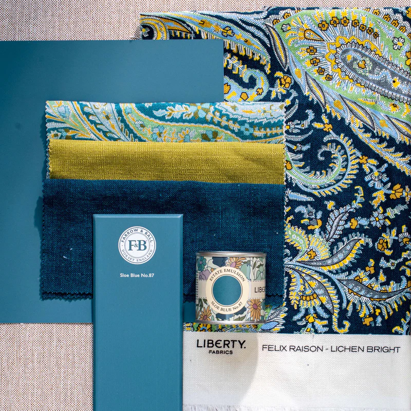 Farrow & Ball  Estate Emulsion Archive Sloe Blue 87 - Image 4
