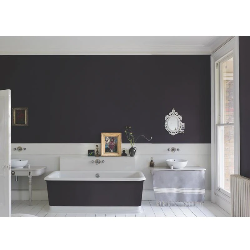Farrow & Ball  Estate Emulsion  Paean Black 294 - Image 4
