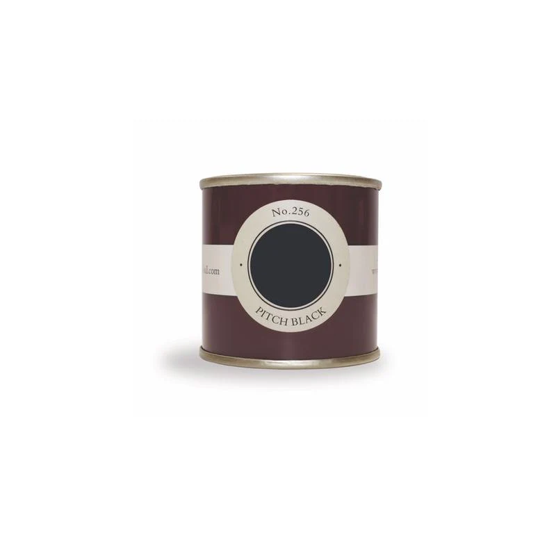 Farrow & Ball  Estate Emulsion  Pitch Black 256 - Image 2