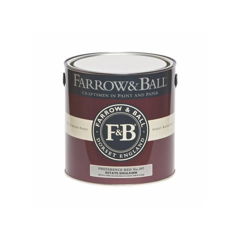 Farrow & Ball  Estate Emulsion  Preference Red 297 - Image 2