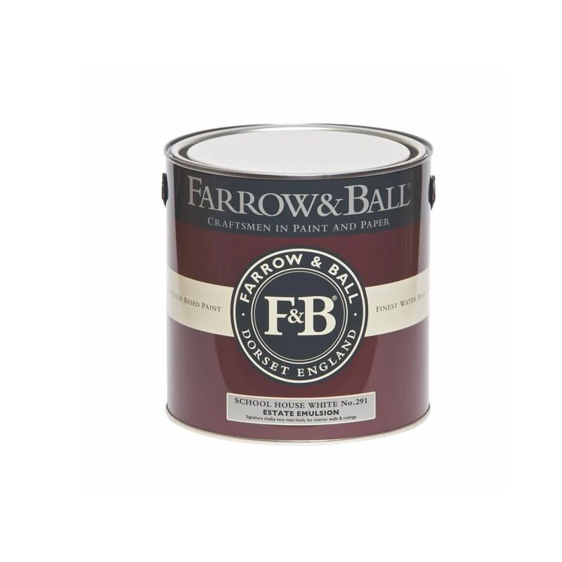 Farrow & Ball  Estate Emulsion  School House White 291 - Image 4