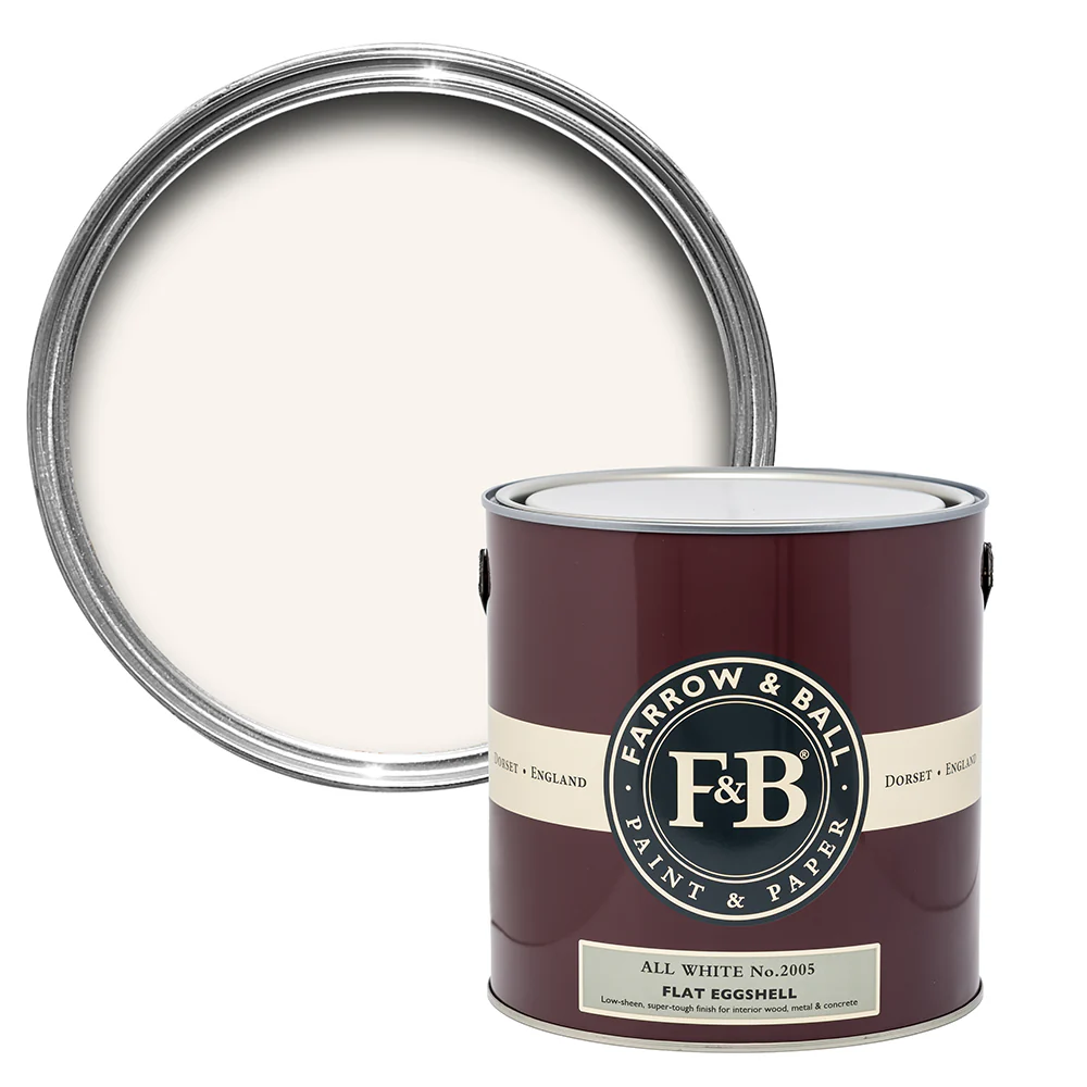 Farrow & Ball  Flat Eggshell All White No.2005 - Image 4