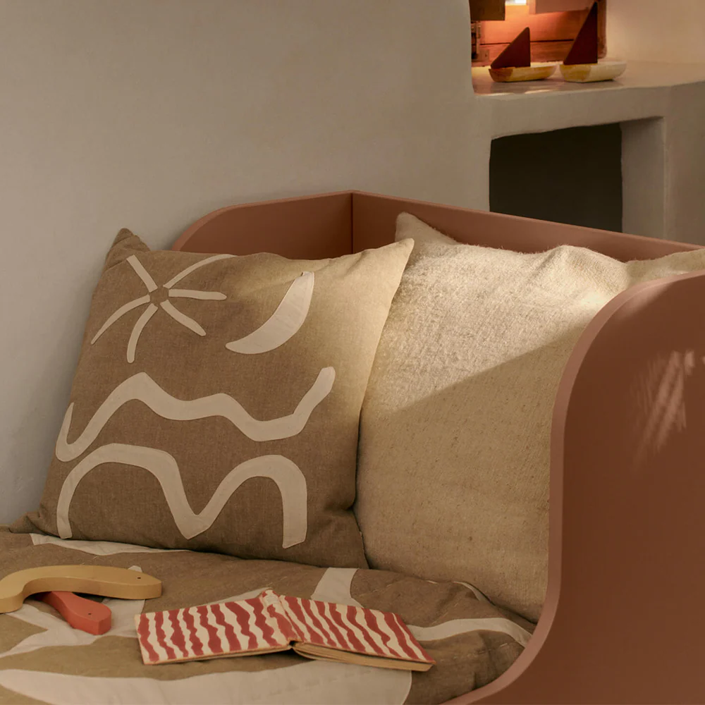 Ferm Living  Applique Kissen 'Kove'  Tan - Image 2