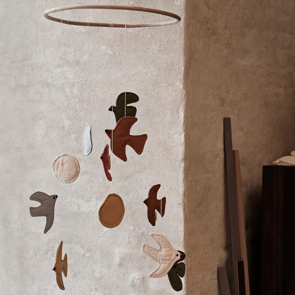 Ferm Living Bird Mobile 'Swif' Multi - Image 2