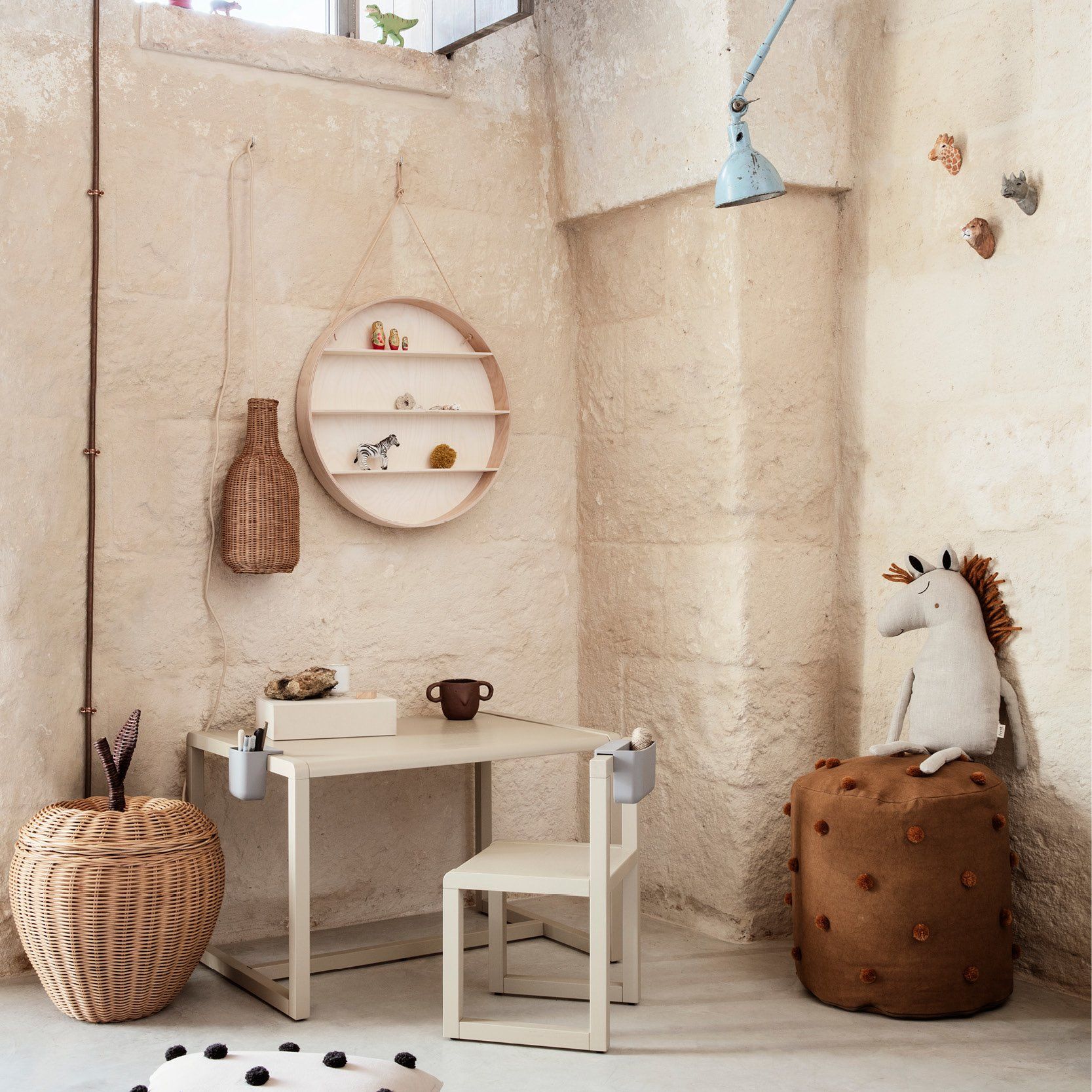 Ferm Living  Wandhaken Safari Nilpferd  Grau - Image 4