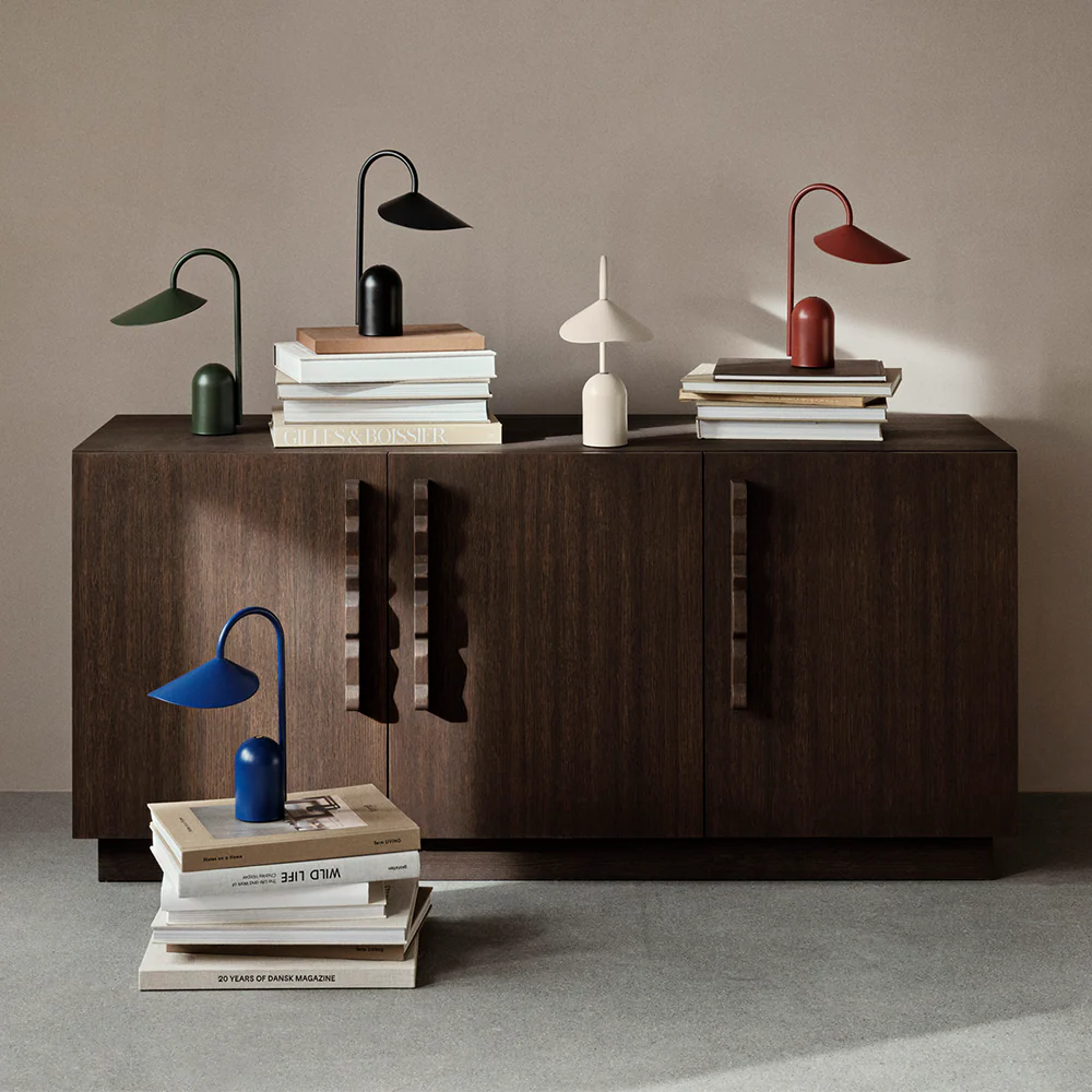 Ferm Living  Portable Lampe 'Aurum' Bright Blue - Image 2