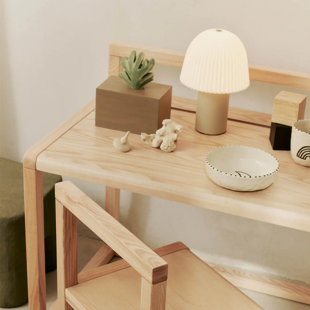 Ferm Living  Portable Lampe 'Frill' Cashmere/White - Image 3