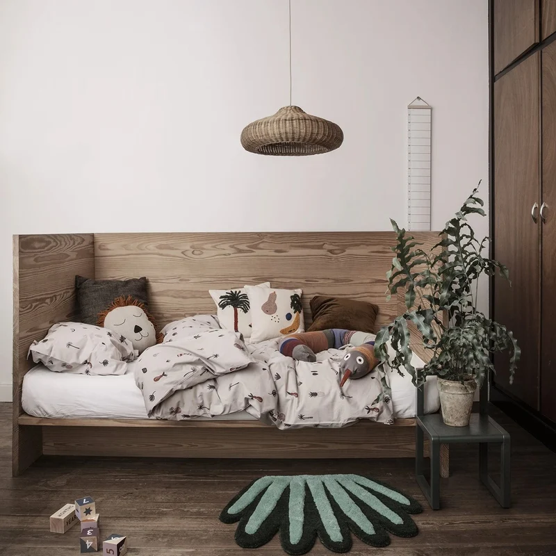 Ferm Living  Rattan Lampe 'Disc'  Natur - Image 3