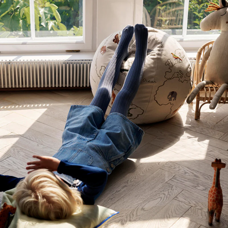 Ferm Living  Sitzkissen 'The World'  Off-White - Image 3