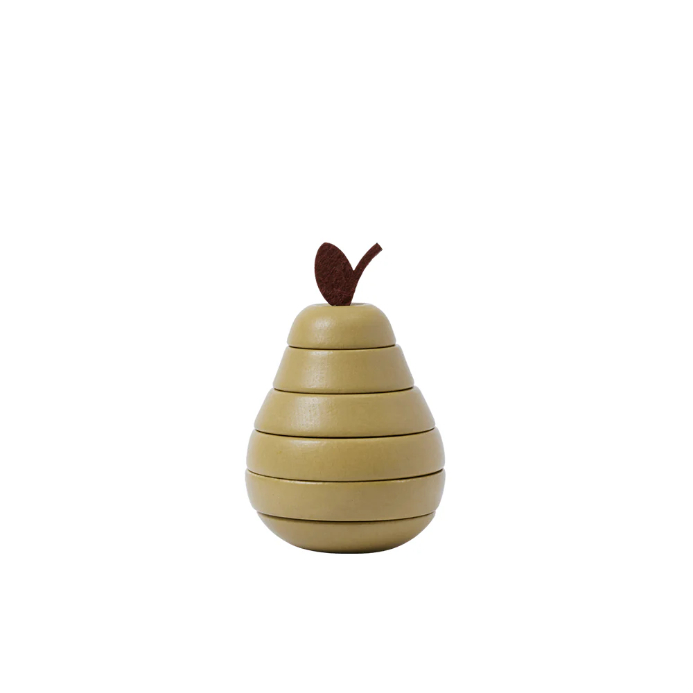 Ferm Living Stapelspielzeug 2er Set 'Apple and Pear' - Image 5