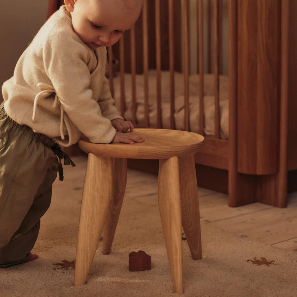 Ferm Living  Hocker für Kinder 'Feve' Natural Ash - Image 2