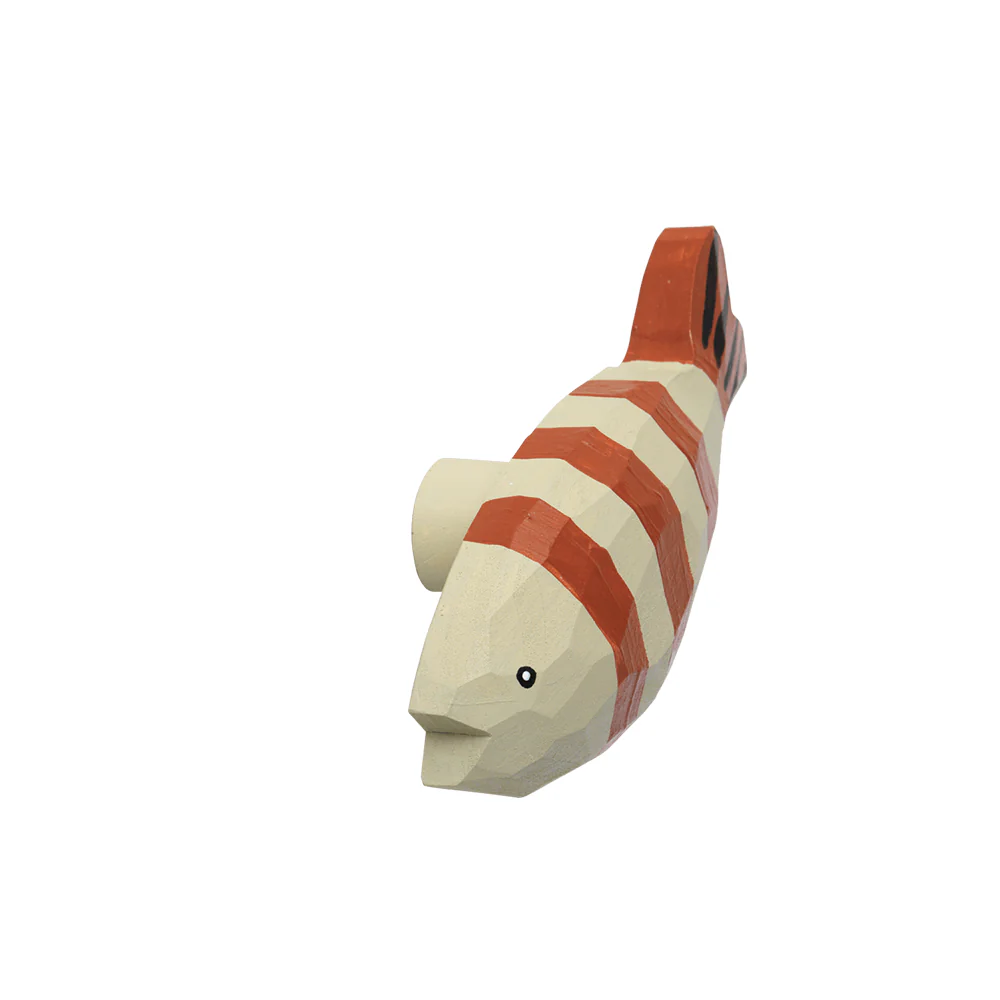 Ferm Living  Wandhaken Fish Stripe Baked Clay/Light Cele - Image 3