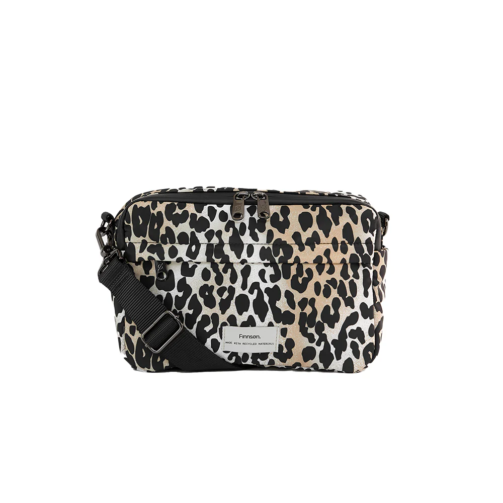Finnsøn  Eco Kinderwagen Organizer mit Kinderwagenclips 'FRIDA' Leopard - Image 6