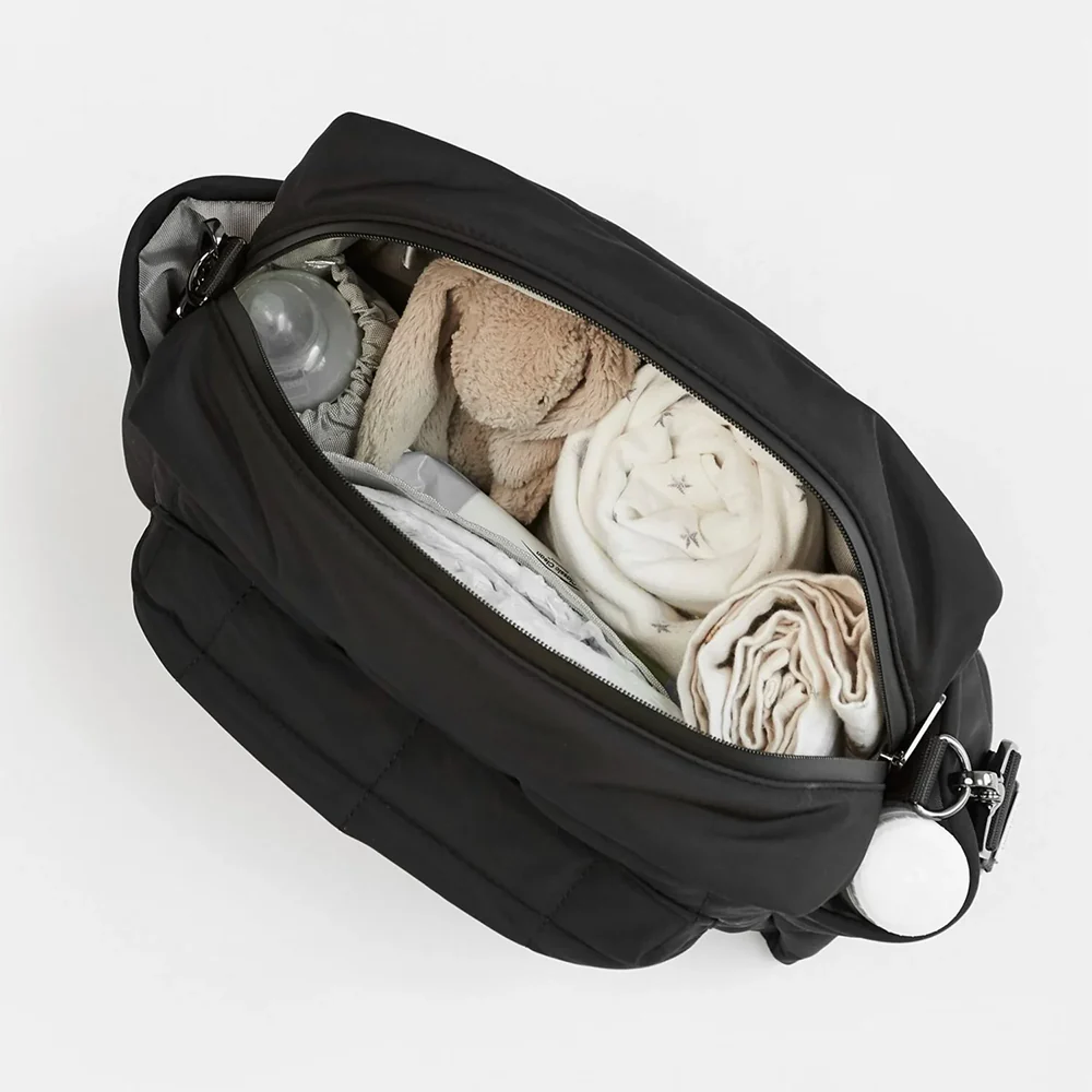 Finnsøn  Eco Oversized Kinderwagen Organizer mit Kinderwagenclips 'FREYA'  Black - Image 7