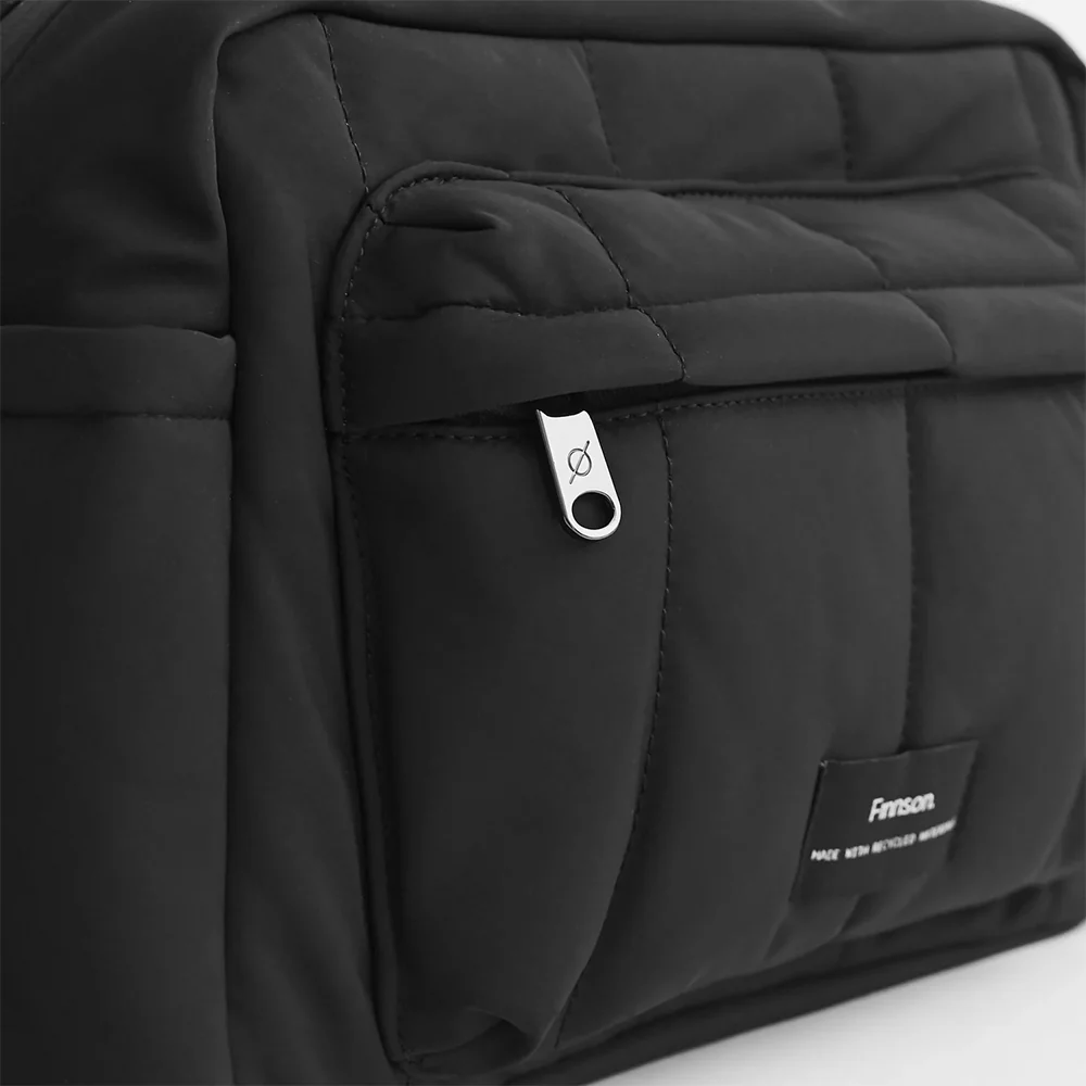 Finnsøn  Eco Oversized Kinderwagen Organizer mit Kinderwagenclips 'FREYA'  Black - Image 9