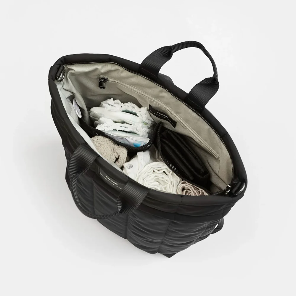 Finnsøn  Eco Wickelrucksack mit Wickelunterlage 'RAE'  Black - Image 6
