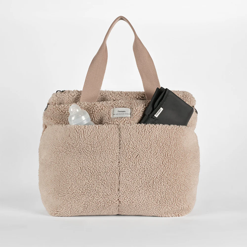 Finnsøn  Eco Wickeltasche mit Wickelunterlage 'SIGRID' Beige - Image 3