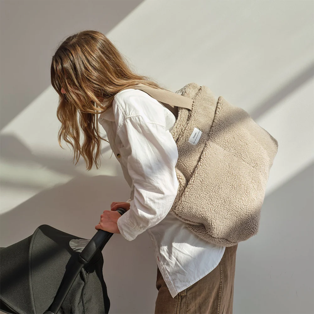 Finnsøn  Eco Wickeltasche mit Wickelunterlage 'SIGRID' Beige - Image 4