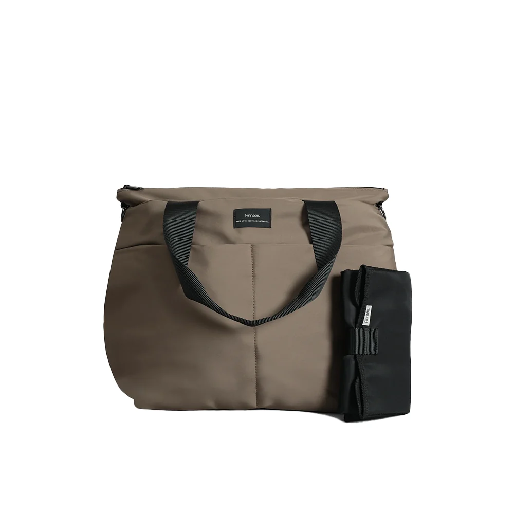 Finnsøn  Eco Wickeltasche mit Wickelunterlage 'SIGRID' Mocha - Image 4