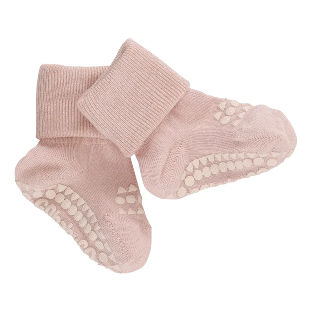 GoBabyGo Rutschfeste Grip-Socken aus Bambus Soft Pink - Image 3